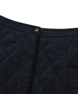 Women’s Quilted Wrap Mini Skirt Dark Navy