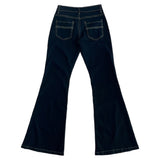 Pilot Line Yellow Stitch Low-rise Bootcut Pants