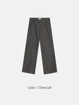 Cut line reverse pants