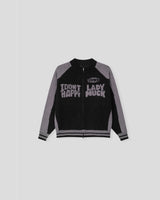 RM Nine lettering color combination knit zip-up (3C)