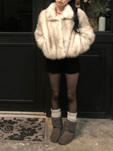 Maxi Vintage Fur Jacket 