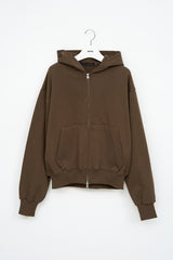 Jeff Cropped Zip Hoodie (3color)