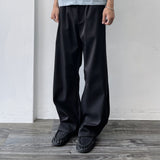 Bias Panel Wide Trousers