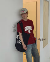 Cento Patch Lettering Short Sleeve T-shirt