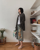 Grunning Vintage Damage Bermuda Pants