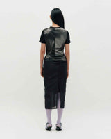 Blocked Graphic SS T-shirt _ BLACK