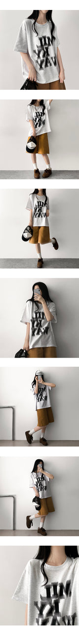 ハンドミルキー半袖Tシャツ