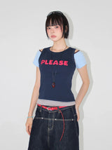ROLL-UP WIDE DENIM