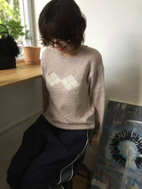 ケッドルーズフィットアーガイルニット (3c)