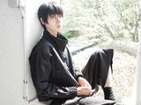 [DOJINOI] DRAFT CROP WINDBREAKER BLACK