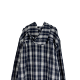 vely gingham hooded shirt