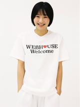 Webhouse ラブTシャツ - ホワイト