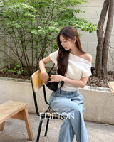 [MADE] ユルモーダルオフショルダーブラウス