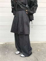 Classic Pintuck Flare Skirt (1c)