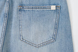 PUPPY EMBROIDERED CURVED DENIM code 26225