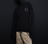 BBD Leopard Classic Smile Logo Sweatshirt (Black)