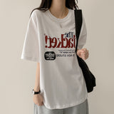 Jacket lettering short-sleeved