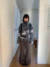 26SS★ [BAONHAUS] デニンコットンセミブーツカットパンツ