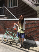 Airy Stripe Flow Dress (4color)