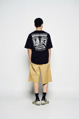 25SS COSMIC VILLAIN SHORT SLEEVE T-SHIRT BLACK
