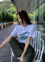 Andy House Lettering Short Sleeve T-shirt / 3 colors