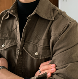 Seattle Tail Western Cacchion Overfit Shirt