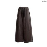 (2color) チェック ライン ワイドパンツ