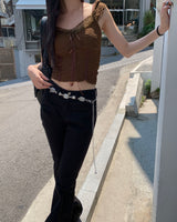 Reve low boots cut pants
