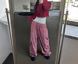 (WARMER DETAIL!) THICK CROPPED WIDE LOOSE ROUND KNIT - 2 COLOR