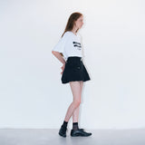 Box tied tee white
