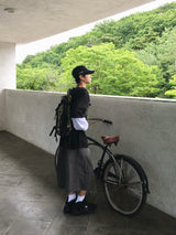 カラーブロックレイヤードベーシックロングスリーブ2C
