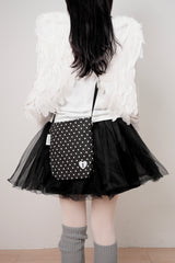 Koi cross bag - Black bean milk (black)
