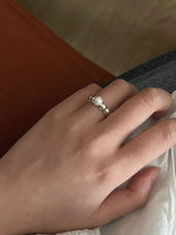 (silver925) Bubble pearl ring