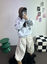 ボスサイズフリーススナップロングパンツ 🧸🩵🤍6カラー