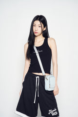 25SS エッセンシャルデニムミニクロスバッグ ライトブルー