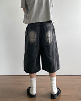 Louve Bermuda Denim Pants