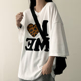 Love Hoppy Heart Boxy Fit Short Sleeve