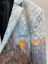 World' Wrap Printed Jacquard Suit