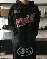 HP Racing Pigment Hooded Zip-Up (1C)