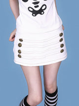 napoleon button skirt-shorts (치마바지)