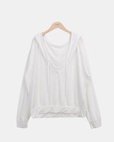 Milkong Hooded Long Sleeve T-Shirt