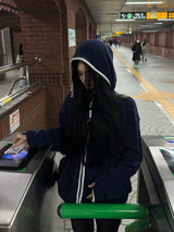 クールワッフルフードジップアップ