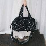 Dot button bag_black