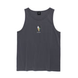 アイスクリームプリントスリーブレスTシャツ / ICE CREAM PRINTING SLEEVLESS T-STONE GRAY