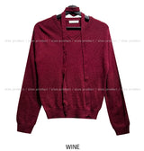 [Muffler set] Nana Wool V-neck Knit