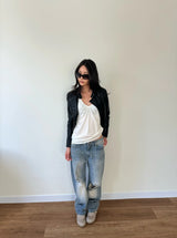 moto leather jacket