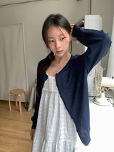 マヒ ベーシック サマー ロングスリーブカーディガン