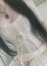Ansel lace ribbon top