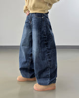 El domingo balloon denim pants