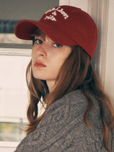 MAISON DE ROLA ボールキャップ レッド